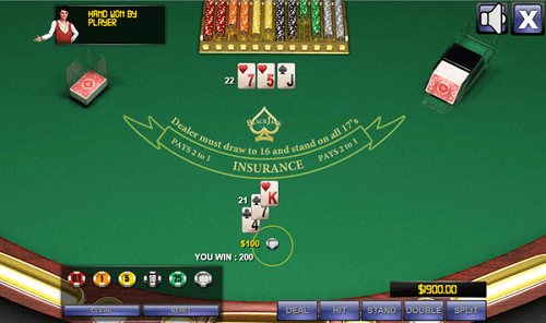 blackjack casino game rules