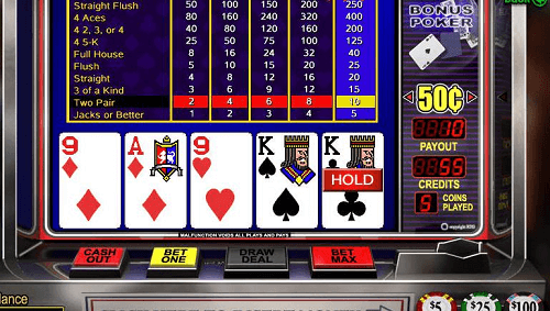 rules about video poker